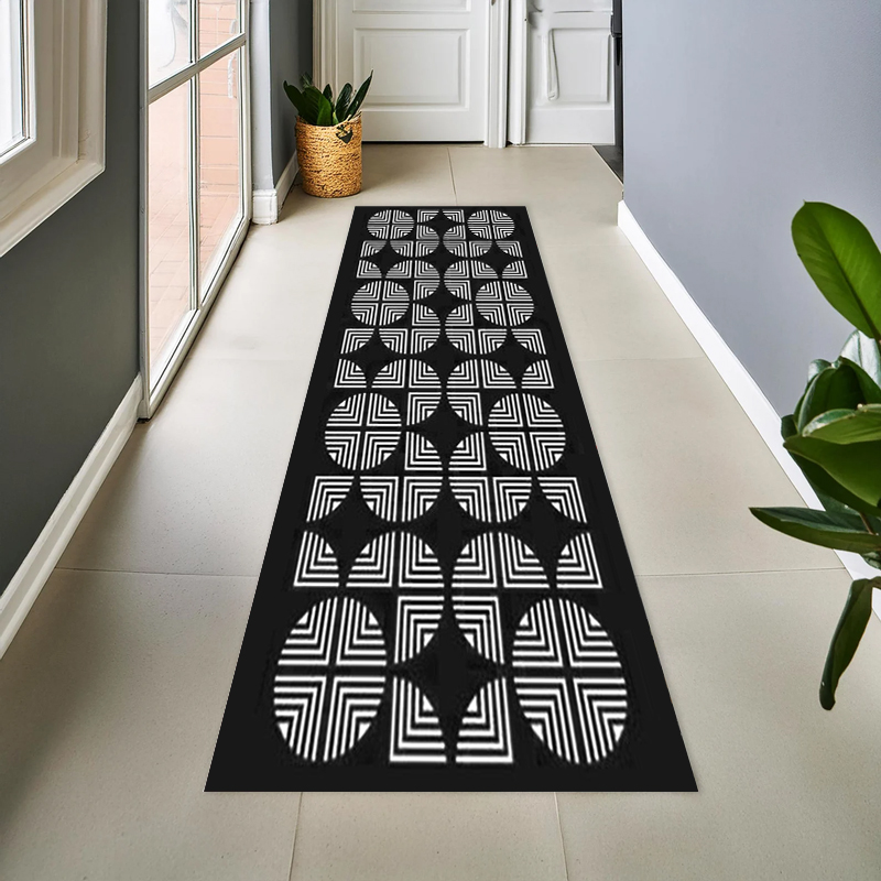 Hall Commercial Printing - Minimalist Geometric Monochrome Print Long Hallway