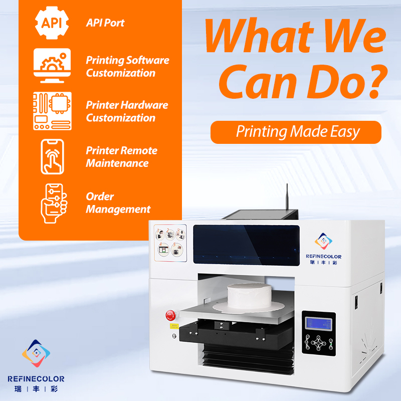 Commercial Printing Network - Refinecolor desktop intelligent food printer QR