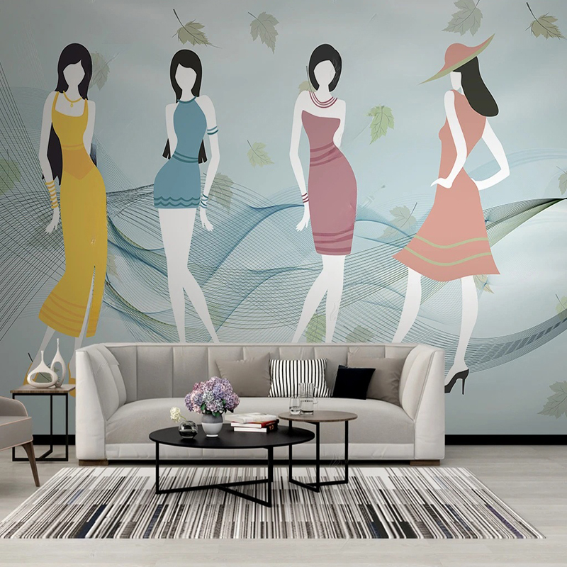 Commercial Printing House - Custom Mural Modern fFresh Shopping Commercial