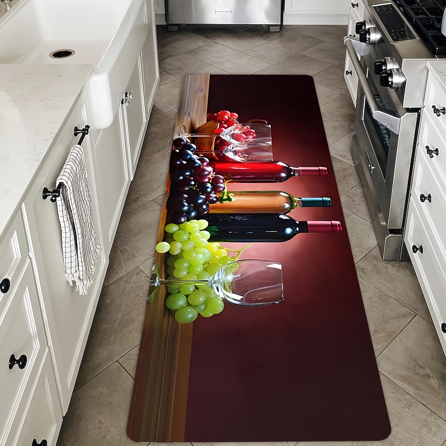 Wine Grape Print Long Runner R - Commercial Printing Supplies Usa ulasan dan harga