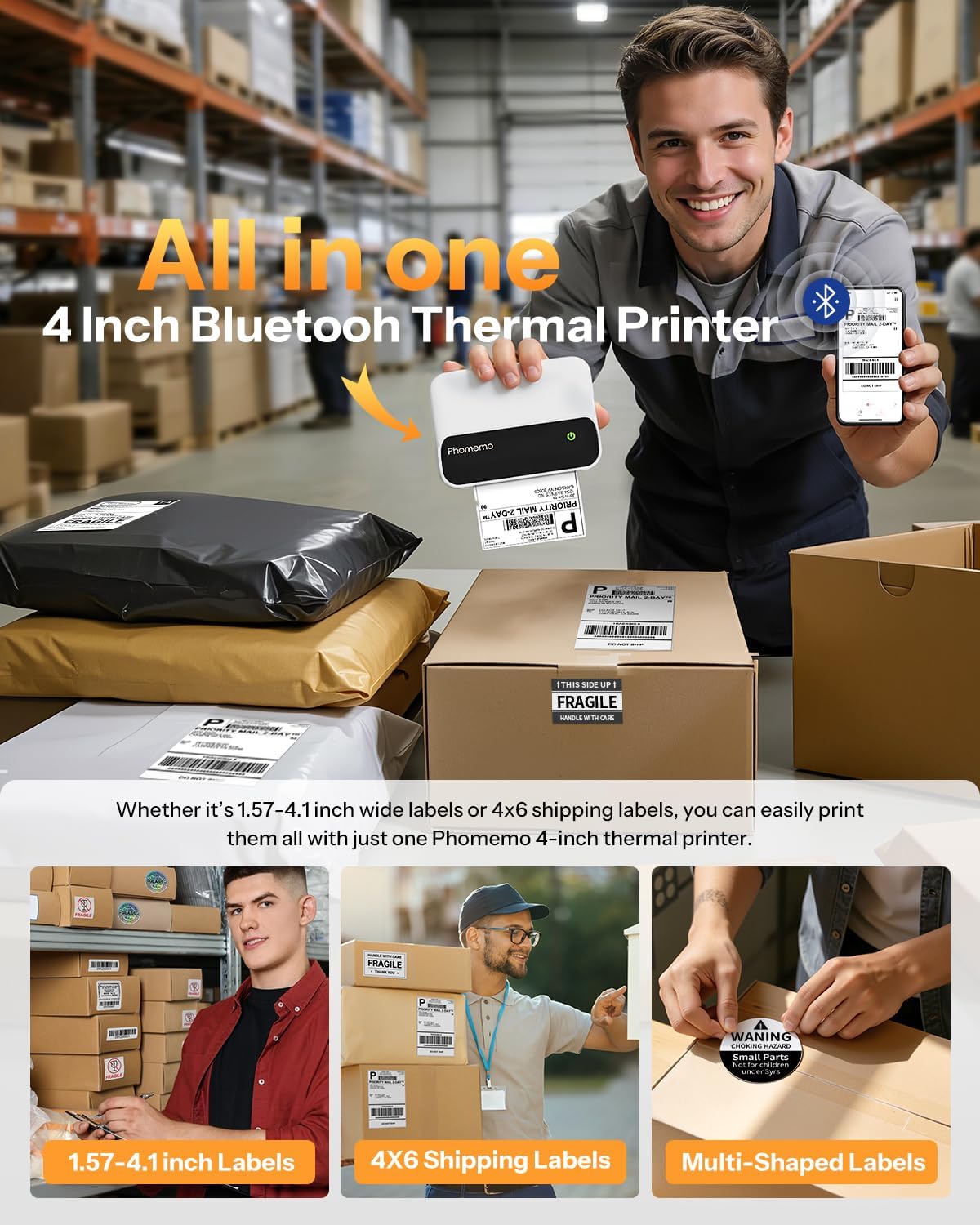 Phomemo M420 4-inch label prin - Commercial Printing Network ulasan dan harga