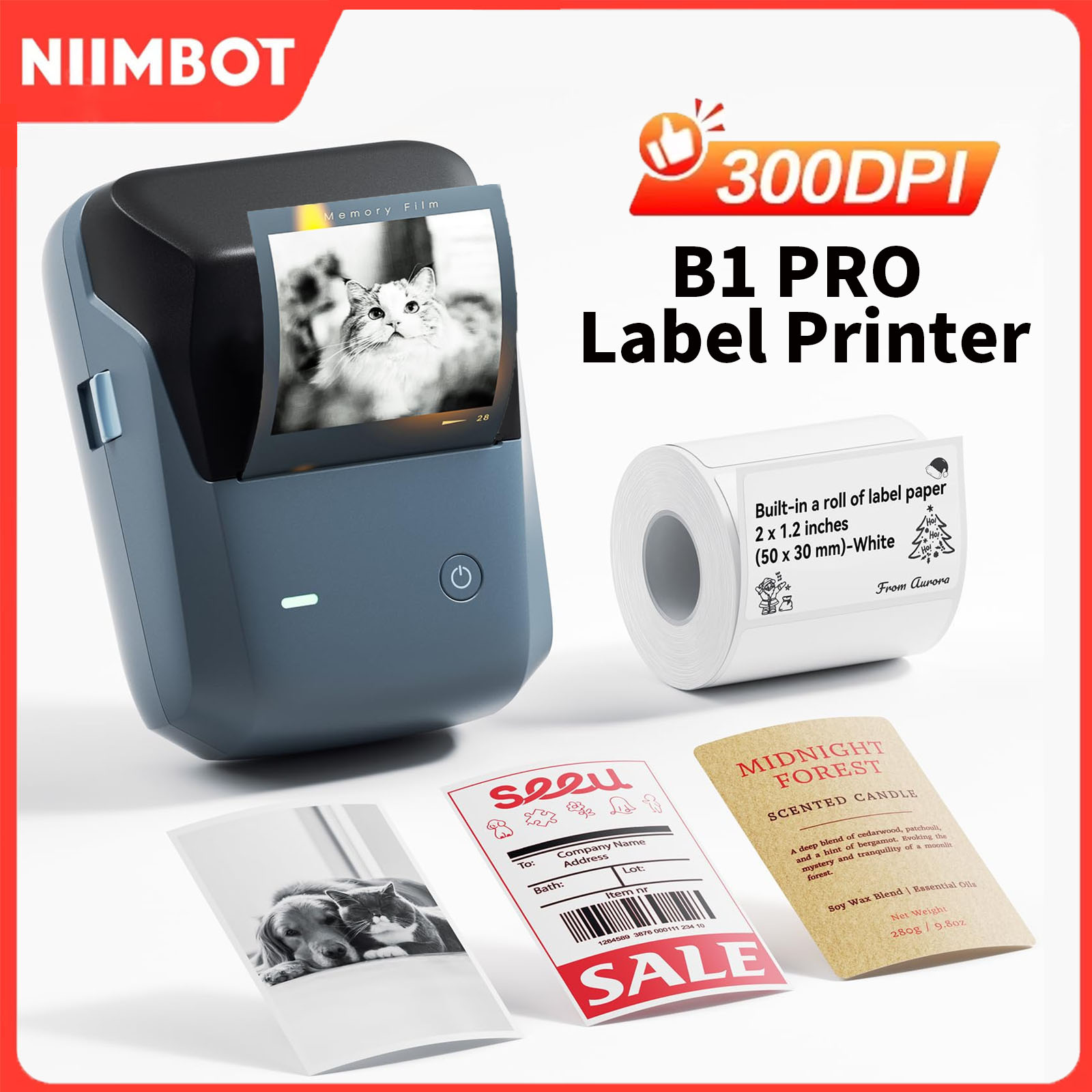 Niimbot B1/B1PRO Label Printer - Commercial Printing Network ulasan dan harga