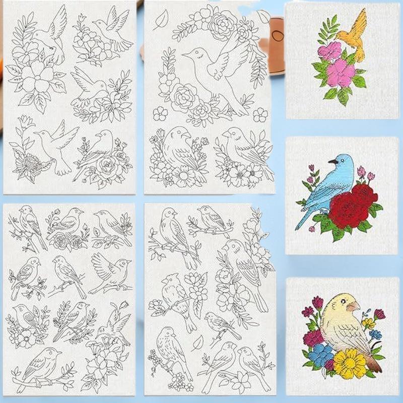 4-Sheet A4 Water-Soluble Stabi - Embroidery Stabilizer Backing ulasan dan harga