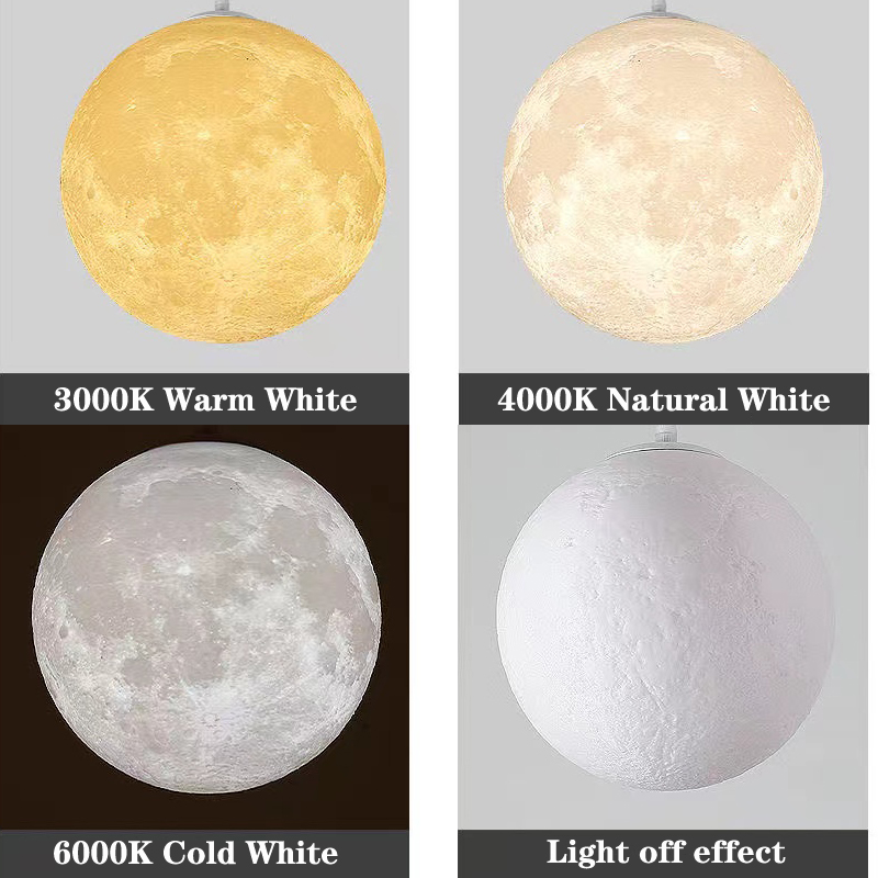 Creative 3D printed moon chand - Hall Commercial Printing ulasan dan harga