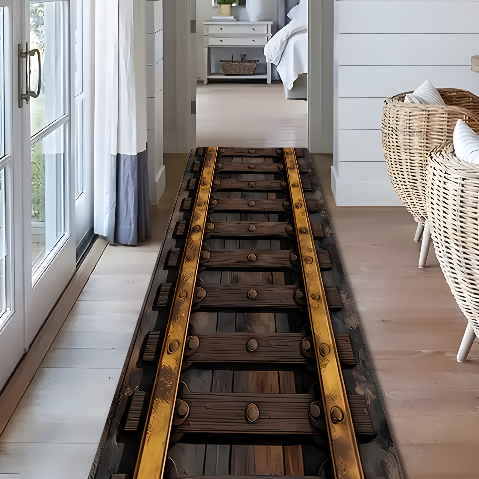 Vintage Train Track Print Long - Commercial Printing Supplies Usa ulasan dan harga
