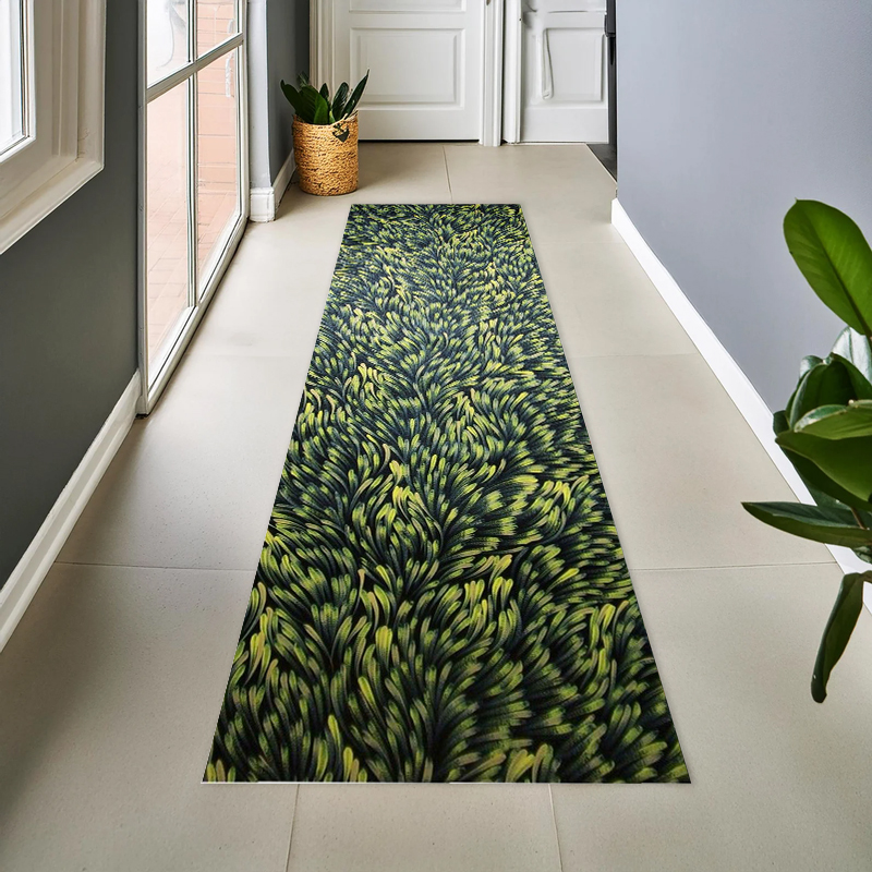 Vibrant Abstract Feather Swirl - Hall Commercial Printing ulasan dan harga
