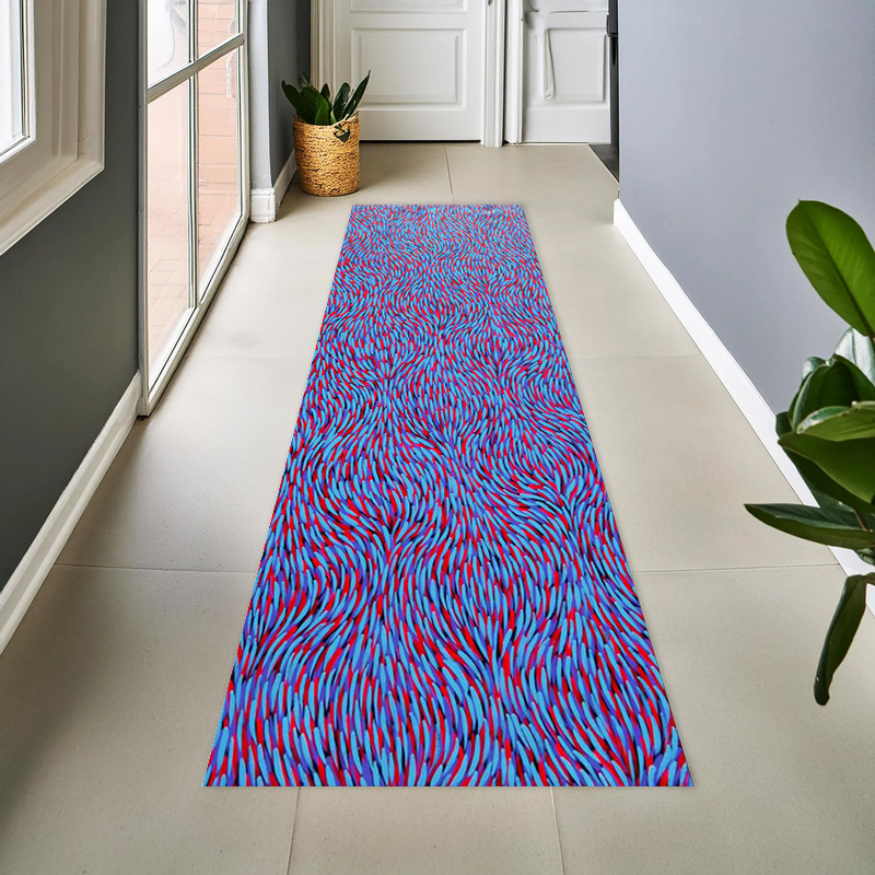 Vibrant Abstract Feather Swirl - Hall Commercial Printing ulasan dan harga