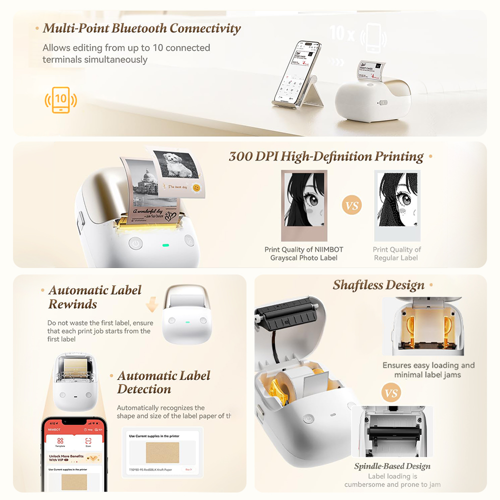 Niimbot B2Pro 300DPI Portable  - Commercial Printing Network ulasan dan harga