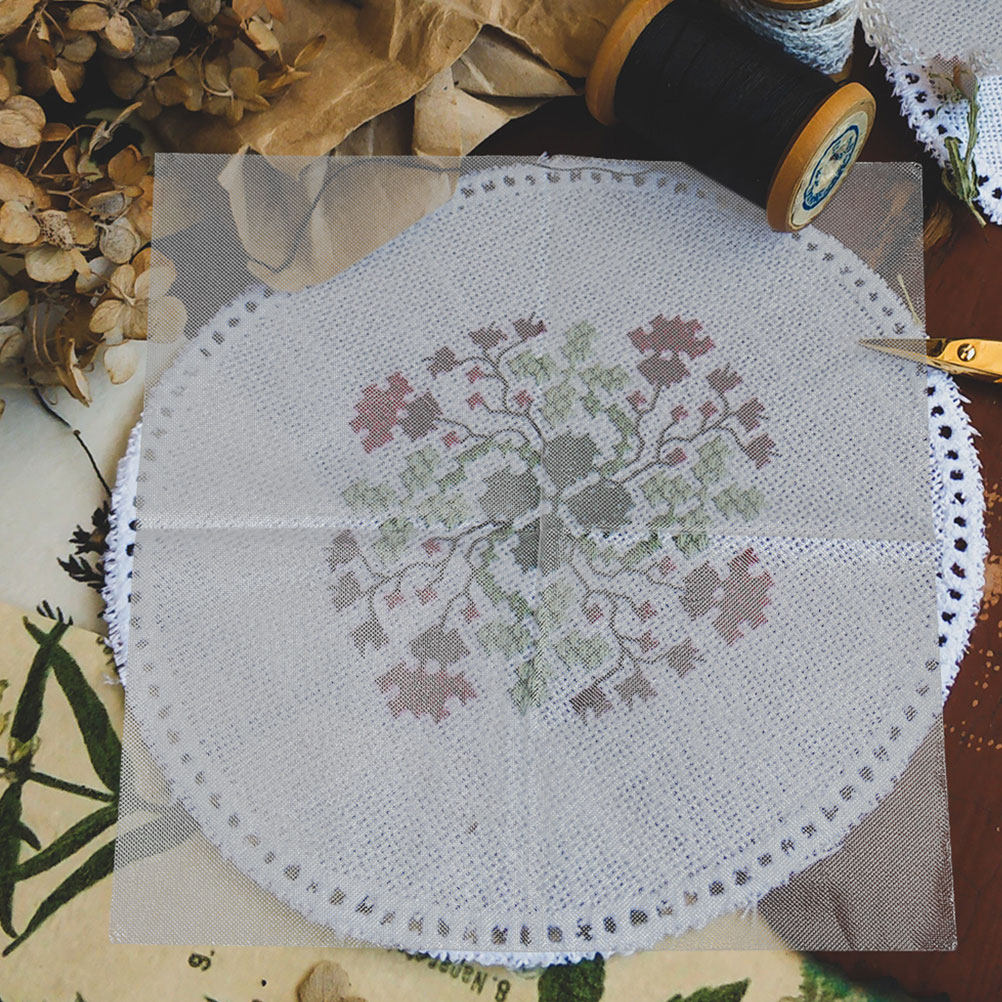8Pcs DIY Water Soluble Embroid - Embroidery Stabilizer Backing ulasan dan harga