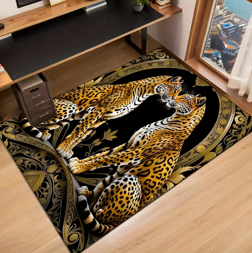 Retro Leopard Print Style Hote - Hall Commercial Printing ulasan dan harga