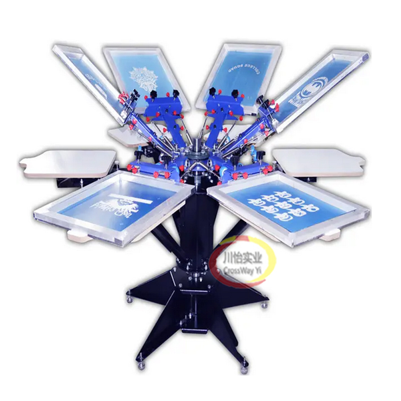 4 Color Screen Printing Machin - Commercial Printing Types ulasan dan harga