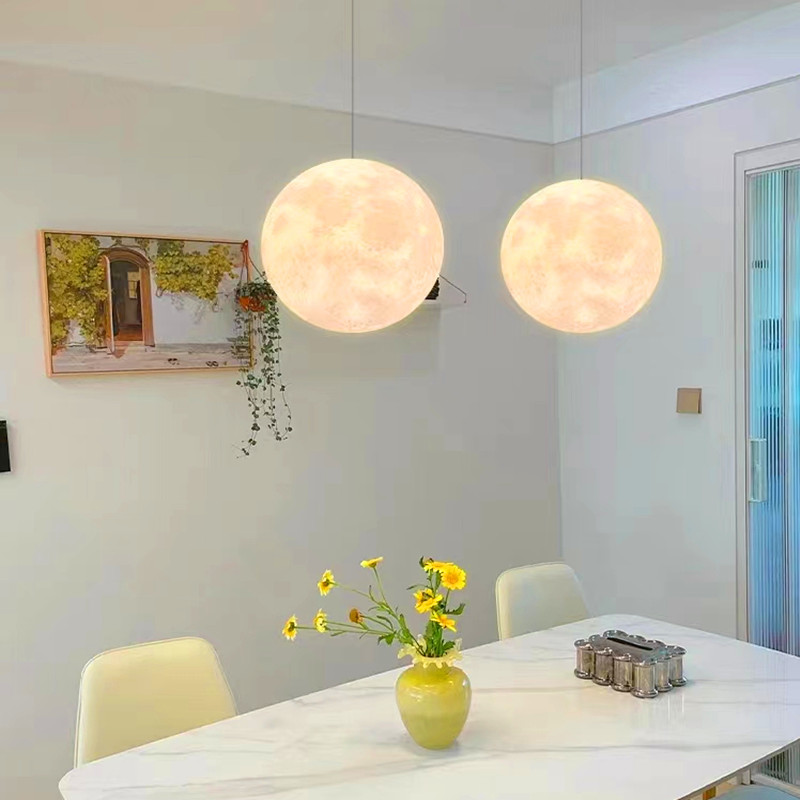 3D Printing Moon Chandelier Si - Hall Commercial Printing ulasan dan harga