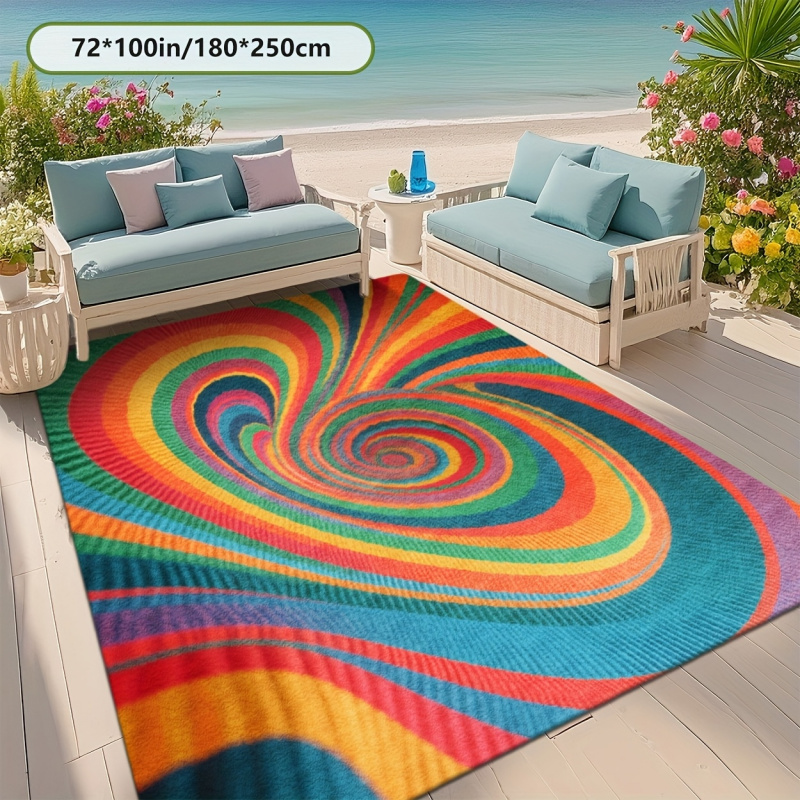 VIKAMA Rainbow Swirl Print Out - Commercial Printing House ulasan dan harga