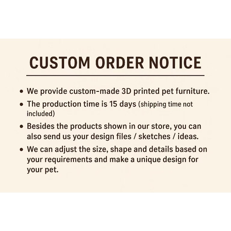 3D Printed Integrated Pet Bed, - Commercial Printing House ulasan dan harga