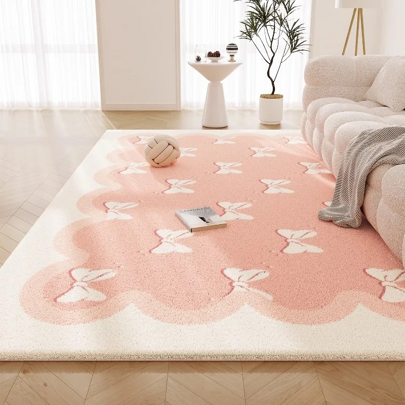 Sweet Pink Living Room Carpet  - Commercial Printing Online ulasan dan harga