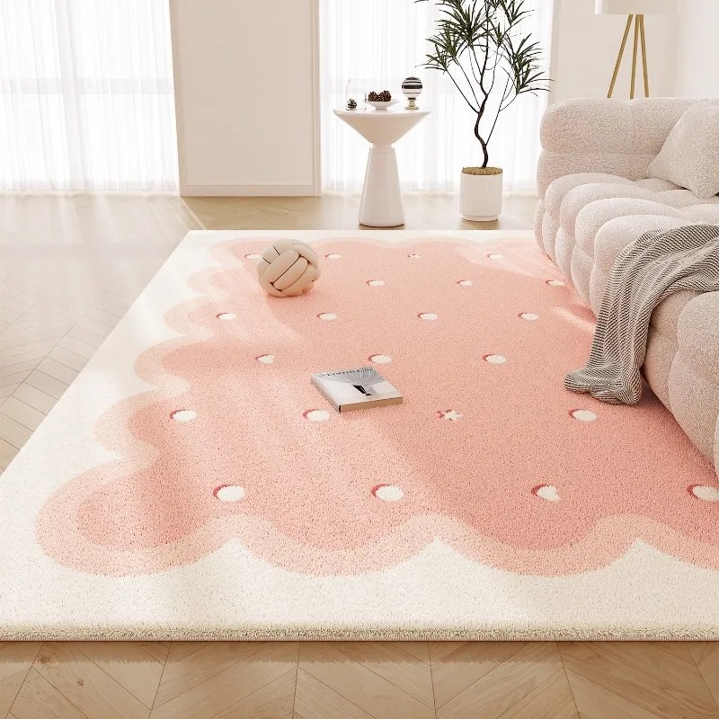 Sweet Pink Living Room Carpet  - Commercial Printing Online ulasan dan harga