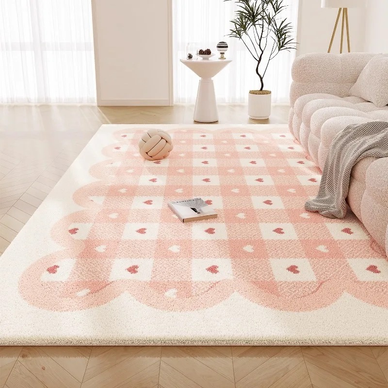 Sweet Pink Living Room Carpet  - Commercial Printing Online ulasan dan harga